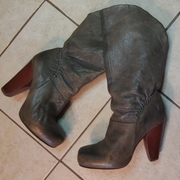 Frye Shoes - Frye Marta Chunky Heel Boots